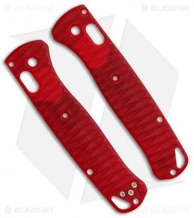 Allen Putman Benchmade Bugout Custom Sculpted G-10 Replacement Scales (Red)