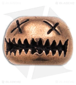 Audacious Concept Small Smiley Bead - Bronze