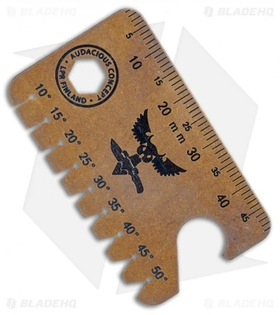 Audacious Titanium Dog Tag Tool Anglefinder V3 - Bronzed - Image 2