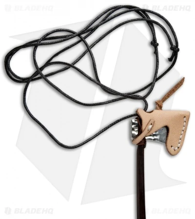 Bastion 3.25" Mini Axe W/ Neck Lanyard (VG-10 Damascus) - Image 2