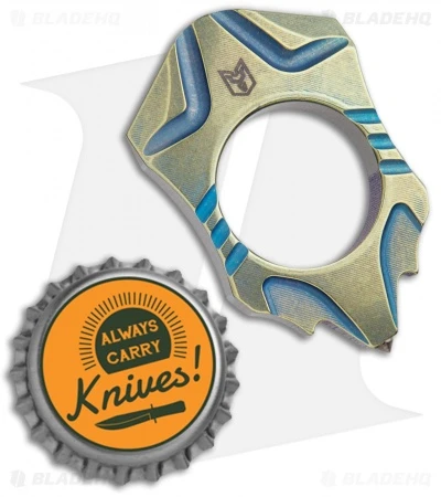 Bestech Knives BM03 Gold Titanium Knuck - Image 3