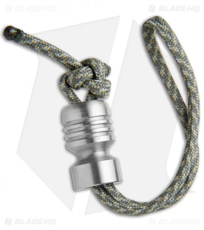 Butterfield Machine Stainless Steel Bomber Bead W/ Paracord Lanyard - Image 2