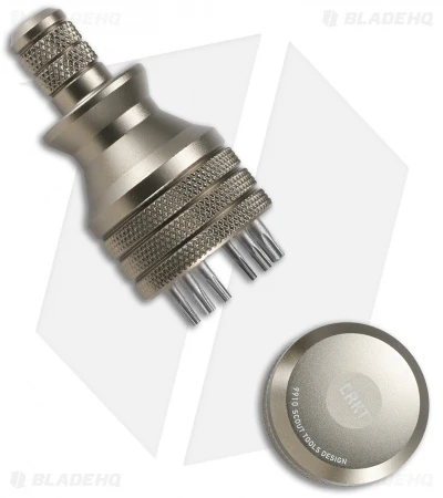 CRKT Wu 6 Bit Driver Tool Hex Bit Driver - Aluminum 9910 - Image 2