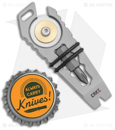 CRKT Pry Cutter Stainless Steel Keychain Tool - Image 4