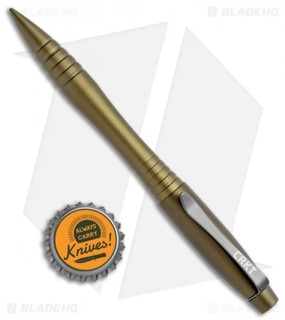 CRKT Williams Aluminum Tactical Defense Pen (OD Green) TPEWOD - Image 3