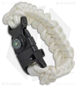 Camillus Cuda Mens Bracelet Small Paracord Bracelet (White)