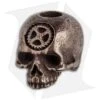 Carpe Diem EDC Skull Lanyard Bead - Bronze Steel