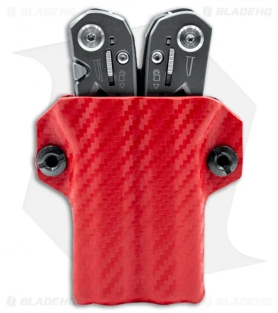 Clip & Carry Kydex Sheath For Gerber Suspension (Red CF) - Image 3