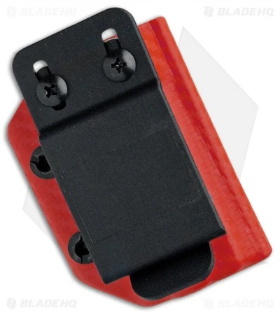 Clip & Carry Kydex Sheath For Leatherman Free P4 Multi-Tool (Red CF) - Image 2