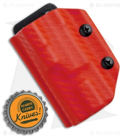 Clip & Carry Kydex Sheath For Leatherman Free P4 Multi-Tool (Red CF) - Image 3