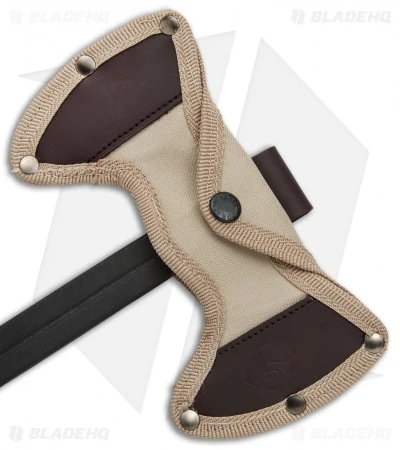Condor Double Bit Throwing Axe Tan Paracord (Black) CTK1402-1.4 - Image 2