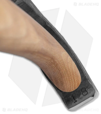 Conrad Blacksmithing 2.5lb Camp Axe Hickory Wood Handle (4.125" Polish S7) #18 - Image 5