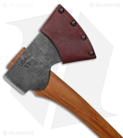 Conrad Blacksmithing 2.5lb Camp Axe Hickory Wood Handle (4.125" Polish S7) #18 - Image 4