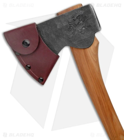 Conrad Blacksmithing 2.5lb Camp Axe Hickory Wood Handle (4.125" Polish S7) #18 - Image 3