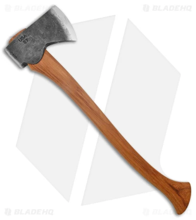 Conrad Blacksmithing 2.5lb Camp Axe Hickory Wood Handle (4.125" Polish S7) #18 - Image 2