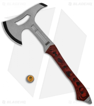 Dawson Knives Tomahawk Axe Red/Black G-10 (16.75" Specter) - Image 4