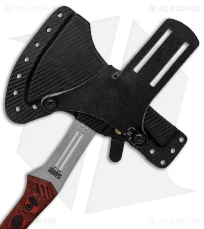 Dawson Knives Tomahawk Axe Red/Black G-10 (16.75" Specter) - Image 3