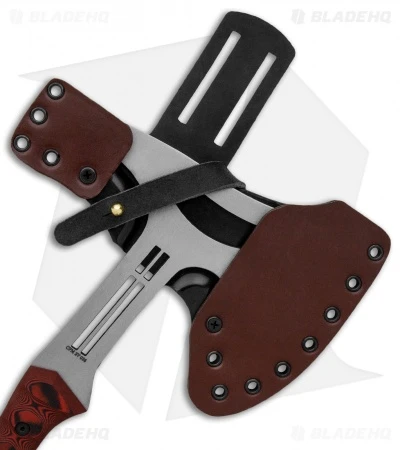 Dawson Knives Tomahawk Axe Red/Black G-10 (16.75" Specter) - Image 2