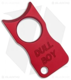 Dull Boy Blades Aluminum Horns Knuckle Red (1/4" Anodized Aluminum)