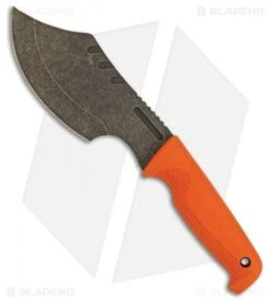 EKA Thresher 11.5" Axe Orange G-10 (Black Stonewash)