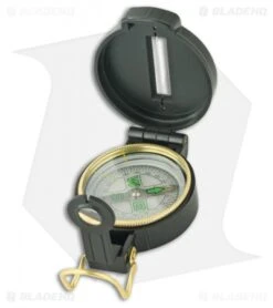 Explorer Engineer Directional Enclosed Compass W/ Magnifying Glass Black