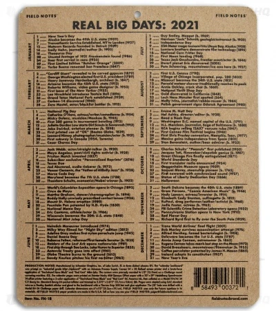 Field Notes 15-Month Workstation Calendar - Image 2