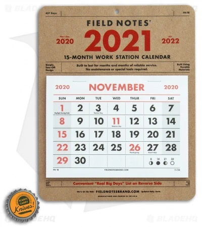 Field Notes 15-Month Workstation Calendar - Image 3