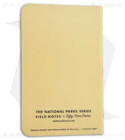 Field Notes National Parks - Series A: Yosemite, Acadia, Zion 3-Pack Memo Books - Image 4