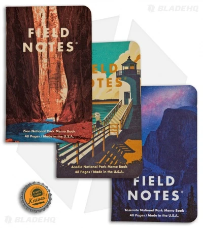 Field Notes National Parks - Series A: Yosemite, Acadia, Zion 3-Pack Memo Books - Image 9