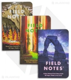 Field Notes National Parks - Series D: Grand Teton, Arches, Sequoia
