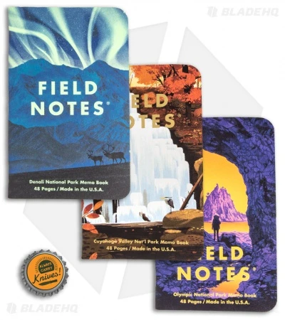 Field Notes Natl Parks - Series E: Denali, Cuyahoga, Olympic 3-Pack Memo Books - Image 9