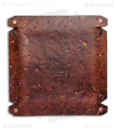 Fire Hall Knife & Leather Antiqued Leather Large Valet Tray - Image 3