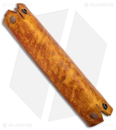 Fire Hall Knife & Leather Dark Tan Leather Valet Tray - Image 4