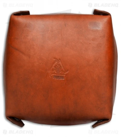 Fire Hall Knife & Leather Light Tan Leather Valet Tray Small - Image 3