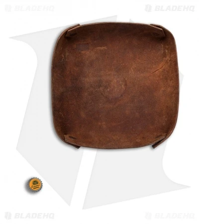 Fire Hall Knife & Leather Light Tan Leather Valet Tray Small - Image 4