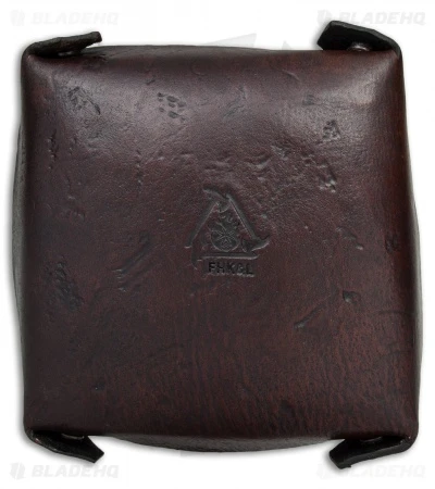 Fire Hall Knife & Leather Antiqued Leather Valet Tray Small - Image 3