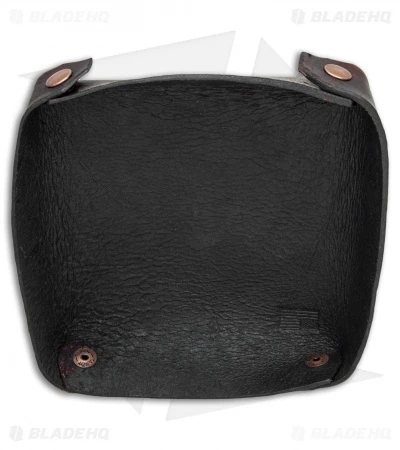 Fire Hall Knife & Leather Antiqued Leather Valet Tray Small - Image 2