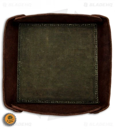 Fire Hall Knife & Leather Large Valet Tray With Canvas - Image 3