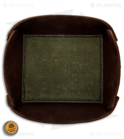 Fire Hall Knife & Leather Small Valet Tray With Canvas - Image 3