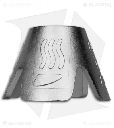 FireCone Alcohol Burner Stove & Fire Starter - Polished Stainless Steel - Image 3