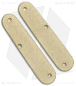 Flytanium Custom Brass Scales For Victorinox Cadet Swiss Army Knife (84mm)
