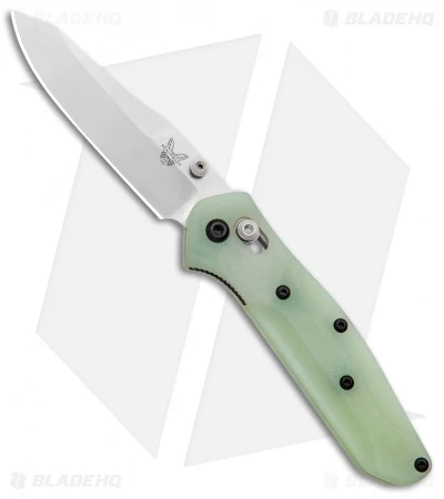 Flytanium Custom Natural Jade G-10 Scales For Benchmade Mini Osborne 945 - Image 3