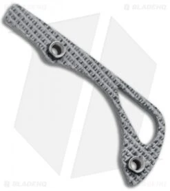 Flytanium Black Canvas Micarta Mini Bugout Backspacer For Benchmade Mini Bugout