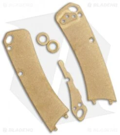 Flytanium Brass Outfit For Benchmade Mini Crooked River - Stonewash