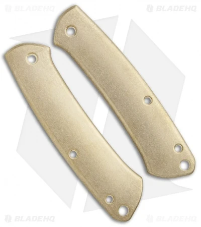 Flytanium Custom Brass Scales For Benchmade Proper - Brass