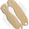 Flytanium Custom Classic Brass Scales For Spyderco Para 3 Knife