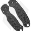 Flytanium Classic Raindrop Carbon Fiber Scales For Spyderco Para3 Knife