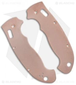 Flytanium Custom Copper Scales For Spyderco Manix 2 XL - Stonewash