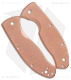 Flytanium Copper Scales For Spyderco Tenacious Knife