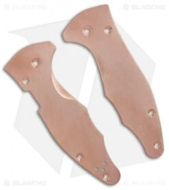 Flytanium Copper Scales For Spyderco Yojimbo 2 Knife - Antique Stonewash